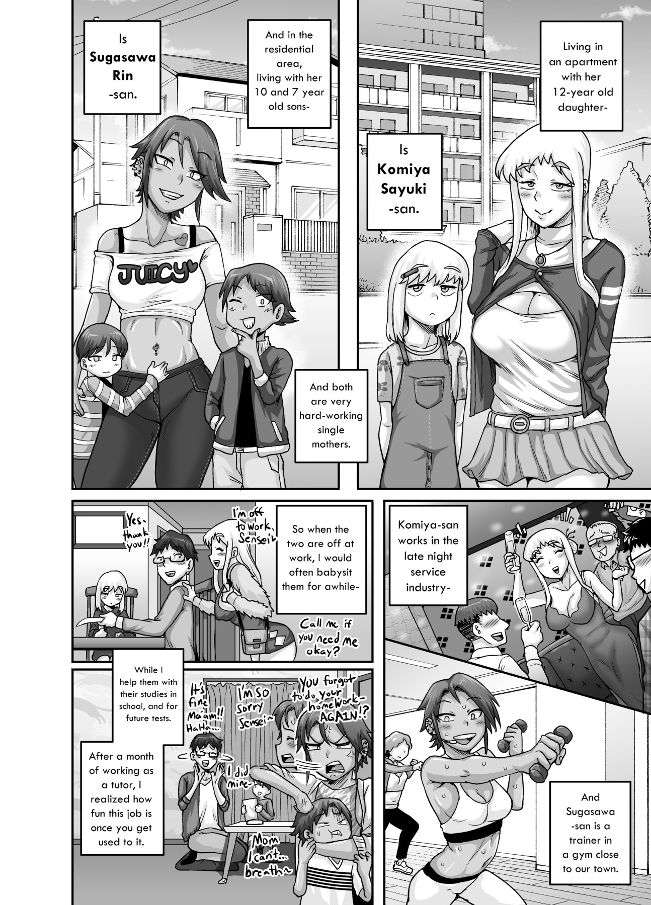 Hentai Manga Comic-Hungry Single Mothers-Read-5